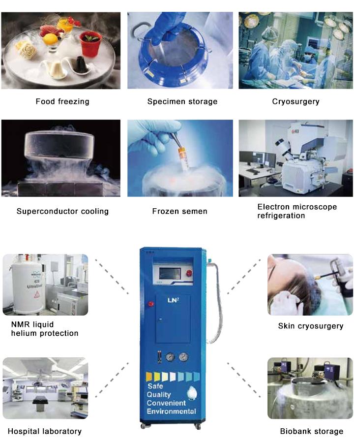 Petite machine à azote liquide