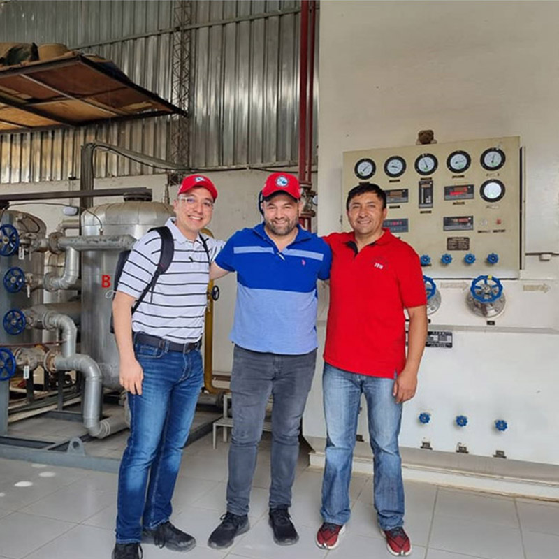 Générateur d'oxygène cryogénique (KZO-50) en construction au Venezuela